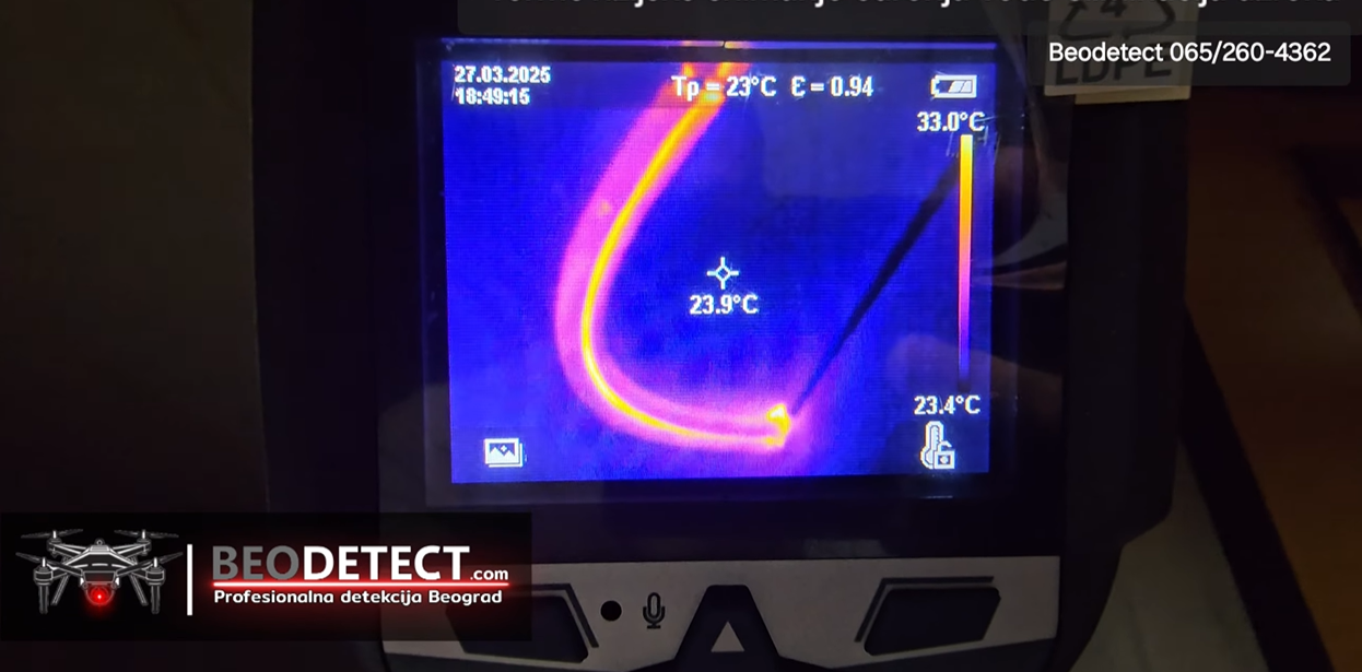 Termovizijsko snimanje pracenje cevi za grejanje termovizija snimanje sistema za grejanje podno pod pritiskom parno grejanje toplana