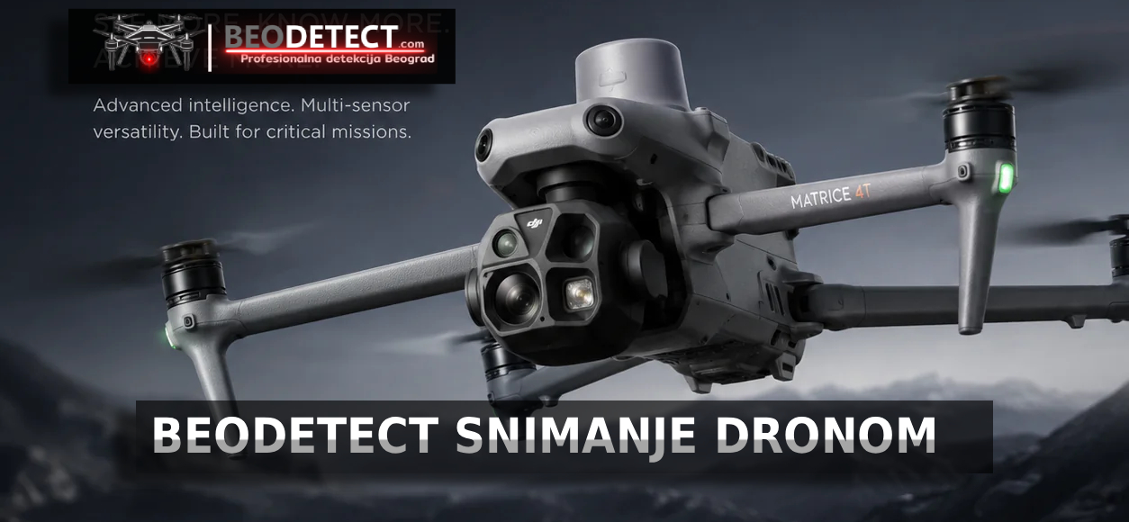 beodetect snimanje dronom inspekcija ispitivanje pregled