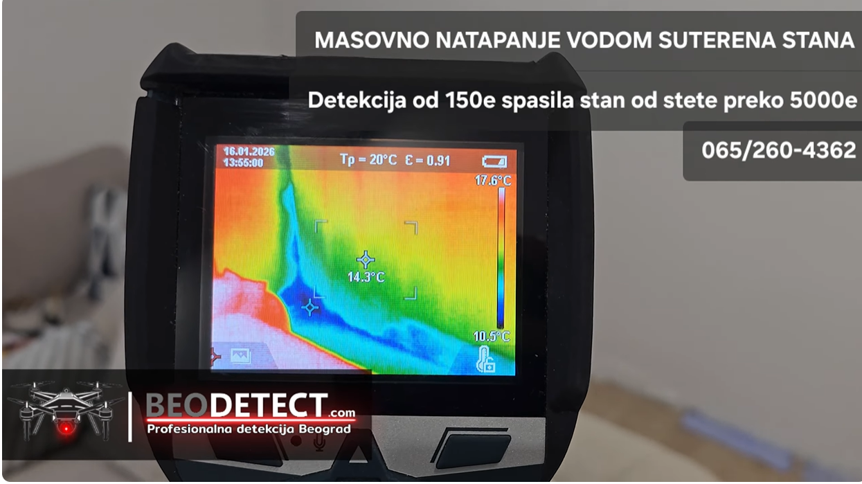 Detekcija od 150e koja je spasila stan u suterenu od stete preko 5000e