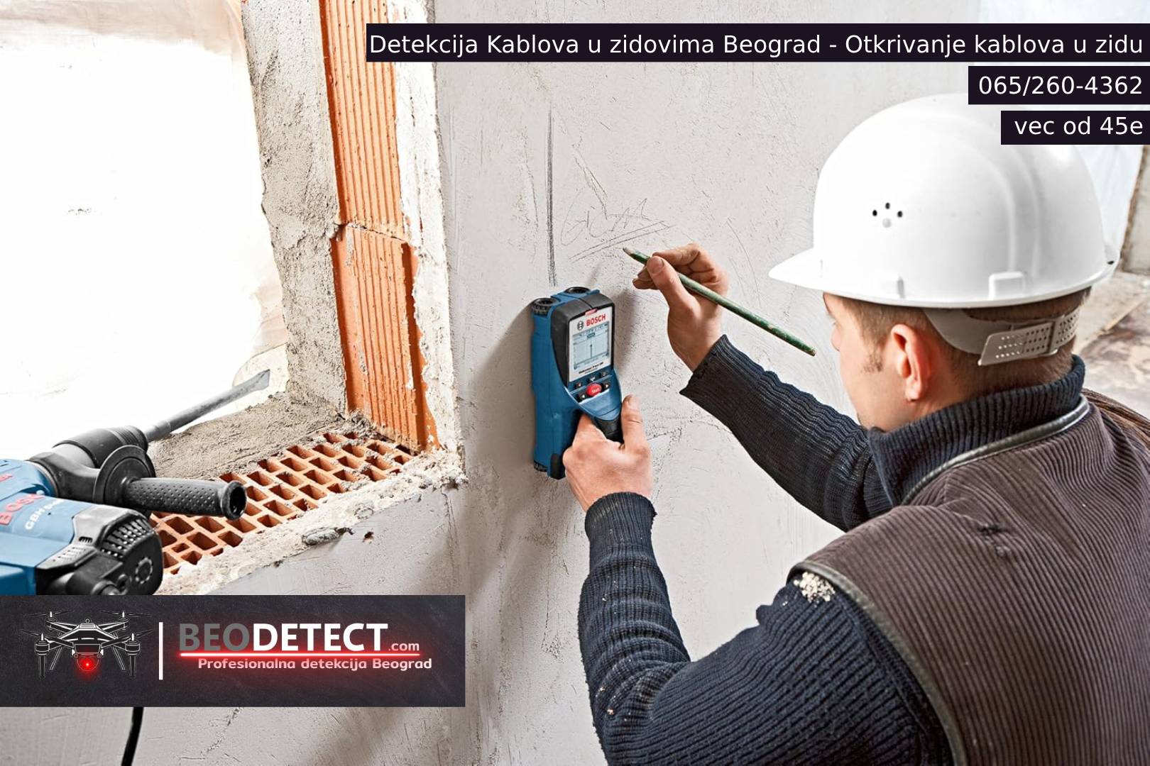 Detekcija Kablova u zidovima Beograd - Otkrivanje kablova…