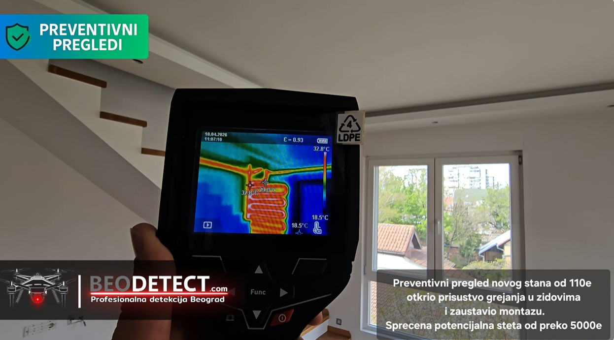 (Zemun - Prvomajska April 2026) Preventivna detekcija grejanja u novom stanu u Zemunu&hellip;