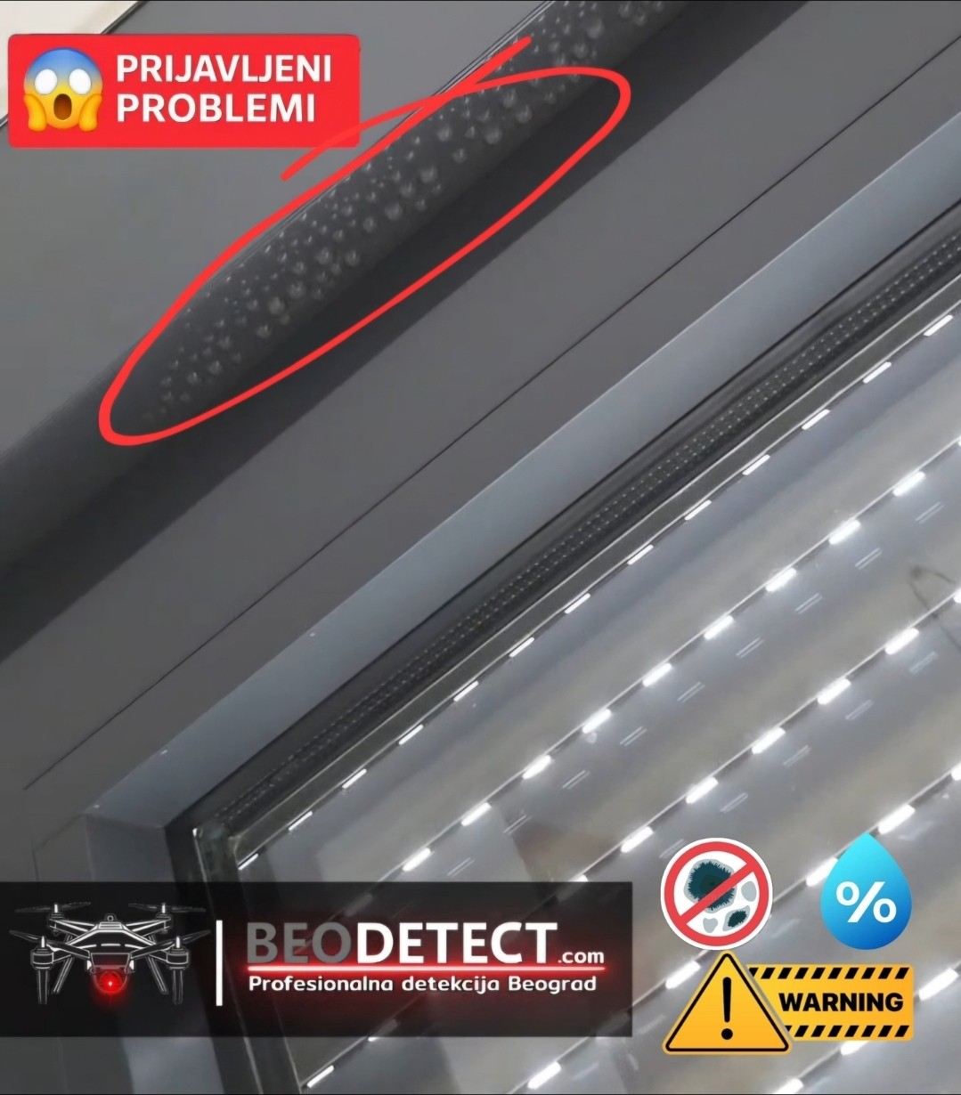 kondenzacija pvc stolarija vidikovac termo vizijsko snimanje vlage u stanu beograd - detekcija vlage i kondenza na prozorima novi stan vidikovac cerak beograd - termo vizijska dijagnostika stan vidikovac kondenzacija pv