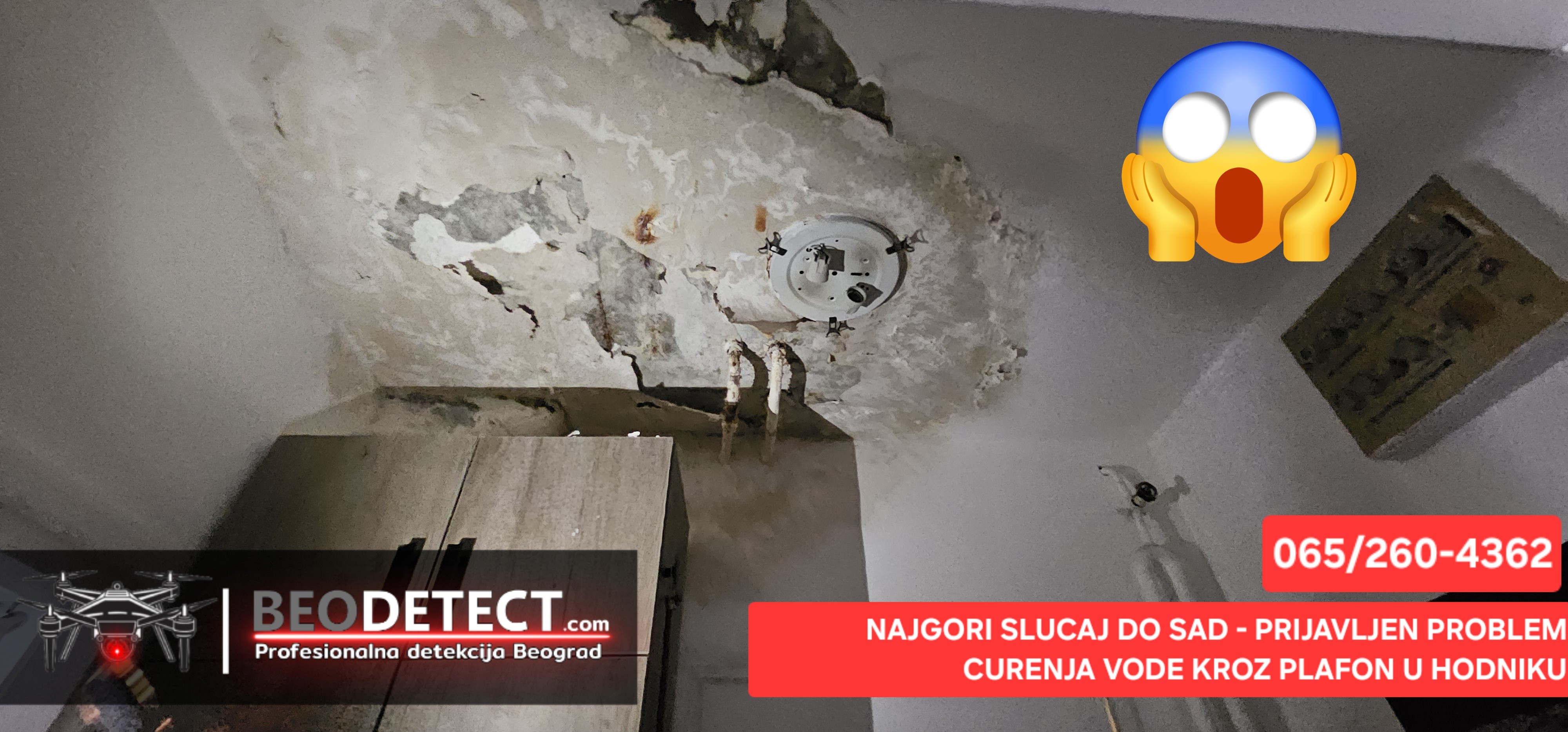 Dorcol - Cara Dusana - Najgori do sad slucaj curenja vode u stanu u zgradi Gundulicev&hellip;