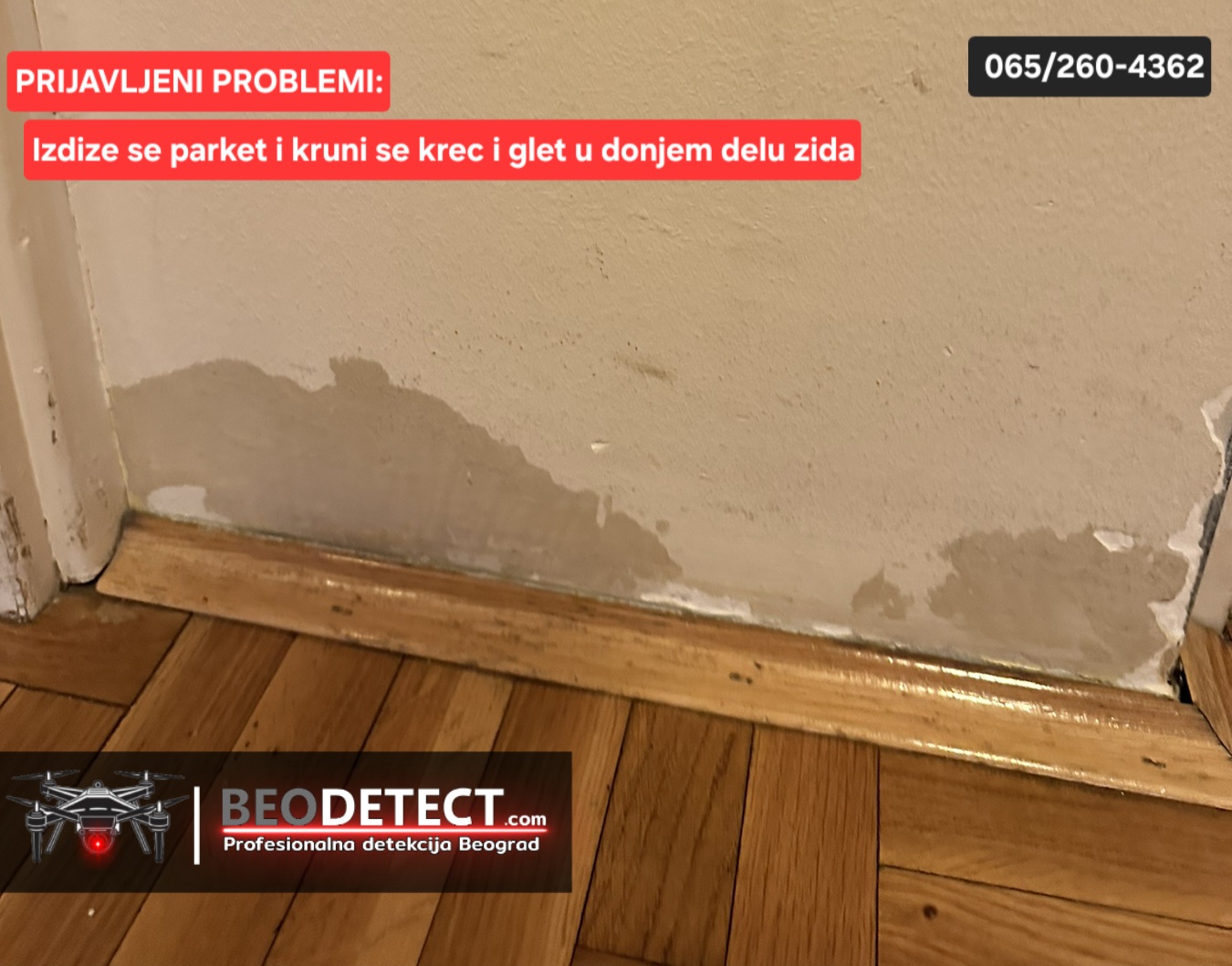 Voda podiže parket i oštećuje zidove u zgradi na Novom Beogradu - Jurija Gagarina&hellip;