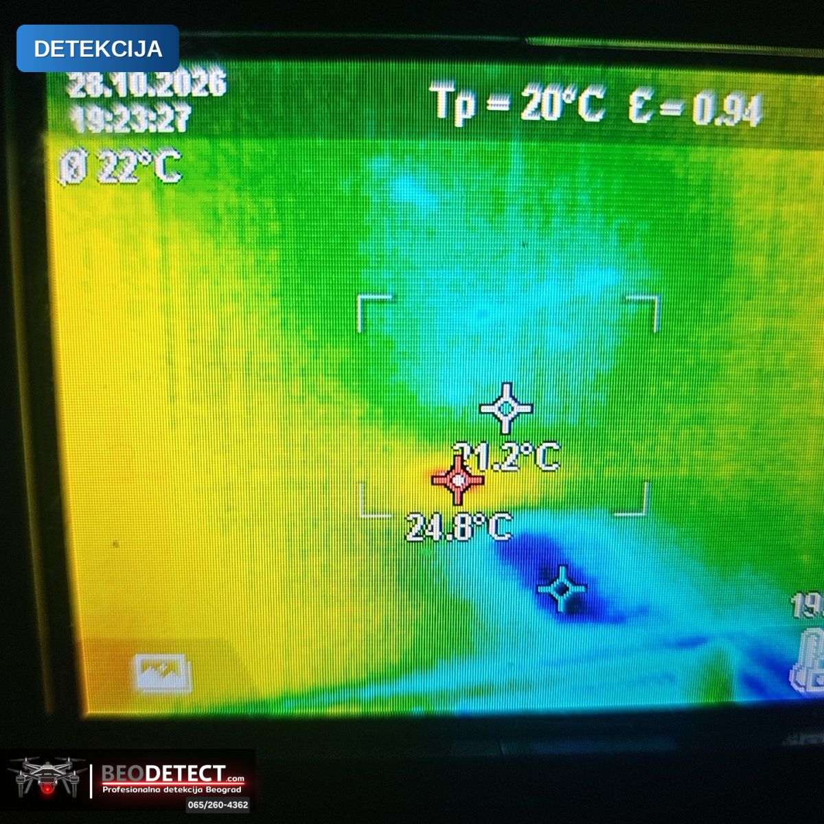 BeoDetect: detekcija curenja vode Skojevsko naselje, Rakovica – zatečeno stanje — Skojevsko naselje, Rakovica