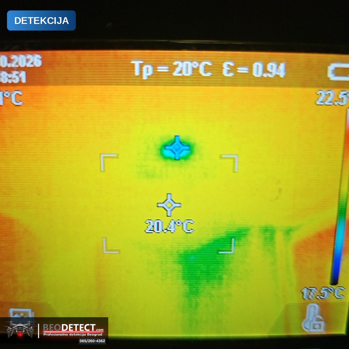 BeoDetect: detekcija kvara na vodovodnoj instalaciji PALILULA, Palilula – zatečeno stanje — PALILULA, Palilula