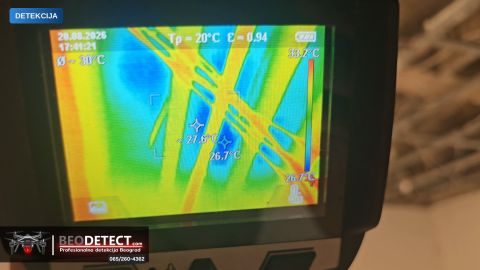 Curenje vode – detekcija, Savski Venac 4 — Savski Venac, Beograd