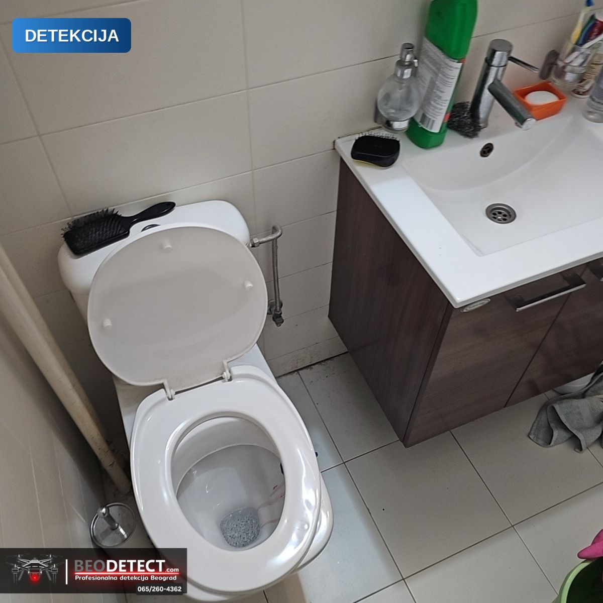 Detekcija curenja vode, bez rušenja – Metoda Termovizija + Senzor + Endoskop, Rakovica — Rakovica, Beograd