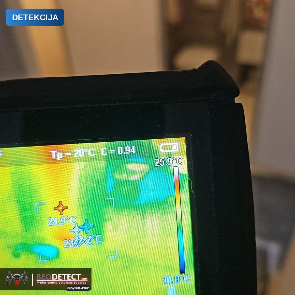 Detekcija curenja vode Novi Beograd – Termovizijsko snimanje | BeoDetect — Novi Beograd, Beograd