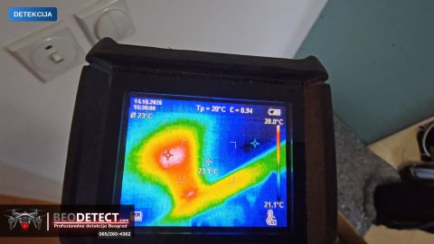 Detekcija kablova – termovizijsko senzorsko i endoskopsko snimanje + detekcija kablova, Beograd (Voždovac), Beograd 5 — Beograd (Voždovac), Beograd
