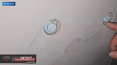 KUPATILO - Merenje nivelacije poda u kupatilu - Nivelacija oko tus kabine pokaz…, Veliko Gradiste 3 — Veliko Gradiste