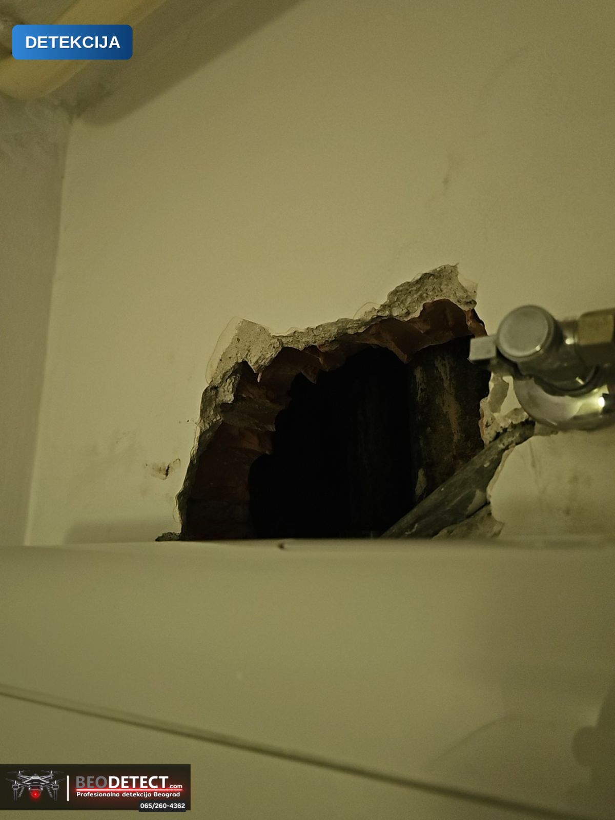 Metoda Termovizija + Senzor + Endoskop: detekcija curenja vode, Rakovica – vodoinstalateri Beograda — Rakovica, Beograd