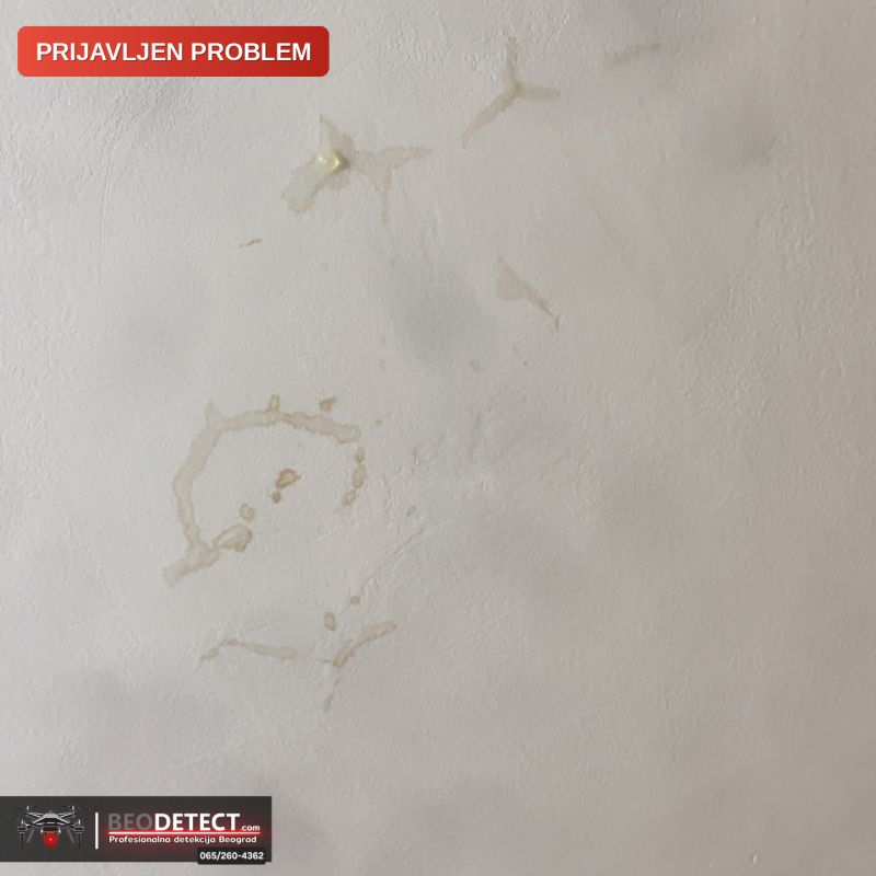 Prijavljen problem – Fleke na plafonu, kuhinja – Curenje vode – Skojevsko naselje, Rakovica (2) | BeoDetect — Skojevsko naselje, Rakovica