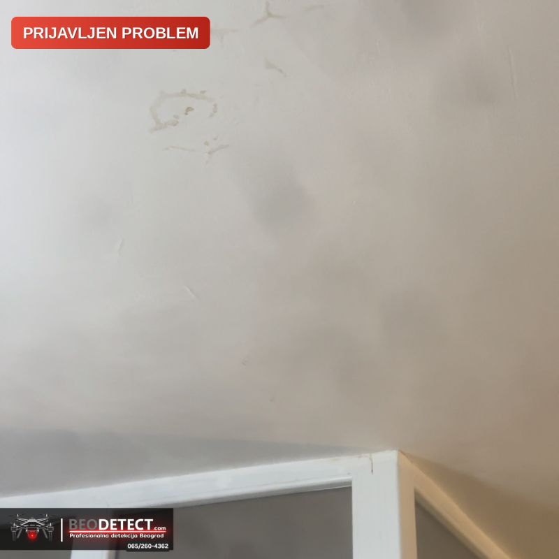 Prijavljen problem – Fleke na plafonu, kuhinja – Curenje vode – Skojevsko naselje, Rakovica (3) | BeoDetect — Skojevsko naselje, Rakovica