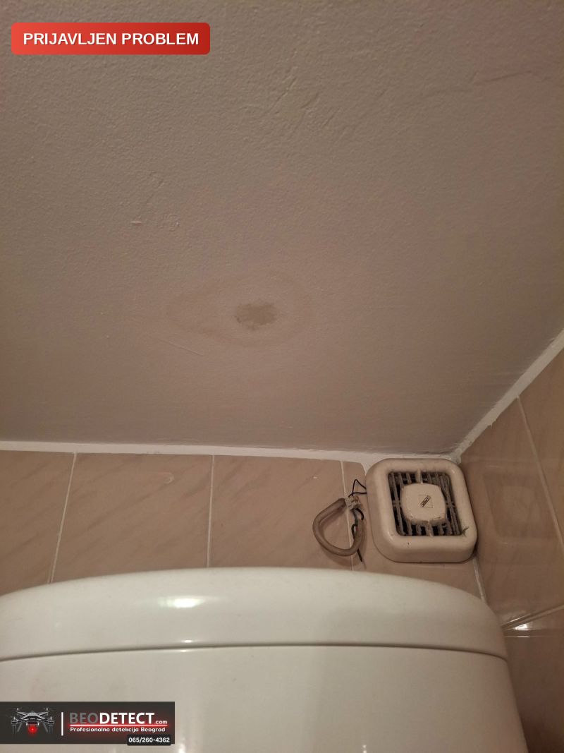Prijavljen problem – Fleke na plafonu, kupatilo – Curenje vode – Beograd (Voždovac), Beograd | BeoDetect — Beograd (Voždovac), Beograd