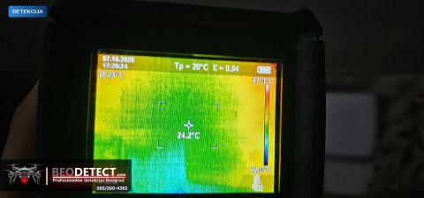 Termovizijska kamera – komsija je prihvatio da se kod njega snimi kupatilo Zakazano novo snimanje term…, Savski Ve… 2 — Savski Venac, Beograd