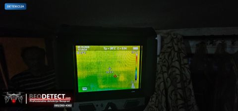 Termovizijska kamera – komsija je prihvatio da se kod njega snimi kupatilo Zakazano novo snimanje term…, Savski Ve… 3 — Savski Venac, Beograd