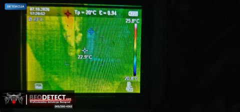 Termovizijska kamera – komsija je prihvatio da se kod njega snimi kupatilo Zakazano novo snimanje term…, Savski Ve… 5 — Savski Venac, Beograd