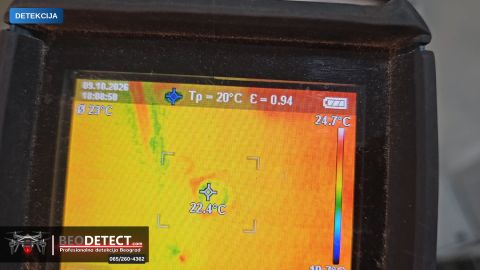 Termovizijsko snimanje – uraditi termovizijsko snimanje da bi se otkrilo da li postoji naznaka vlage u s…, Palilula 4 — Palilula, Beograd