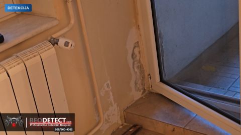 Termovizijsko snimanje – vizuelnom inspekcijom terase utvrđen zazor između pločica na samoj terasi uz sa…, Stari Grad — Stari Grad, Beograd