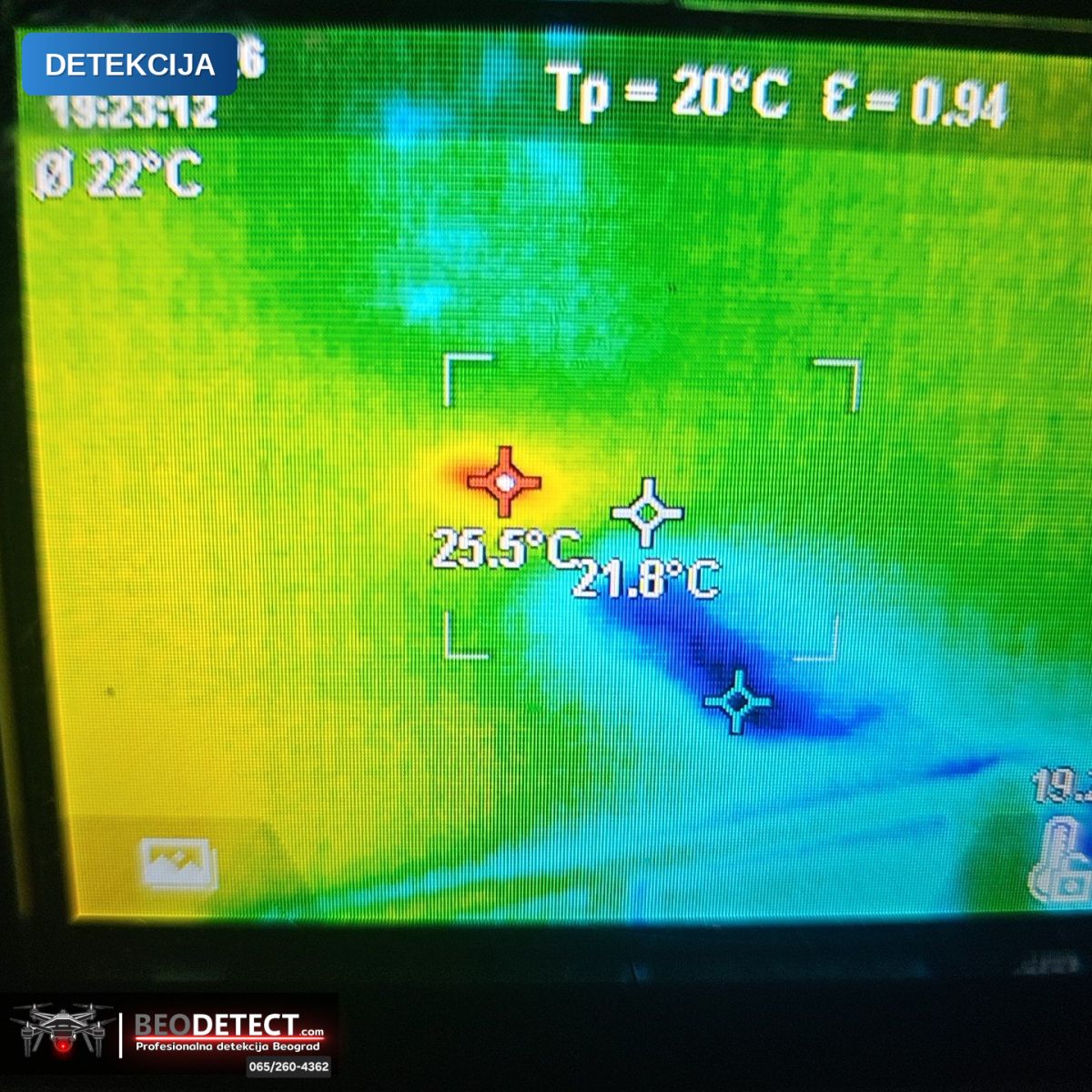 Vodoinstalater Beograd Skojevsko naselje, Rakovica – Metoda Termovizija + Senzor + Endoskop | BeoDetect — Skojevsko naselje, Rakovica
