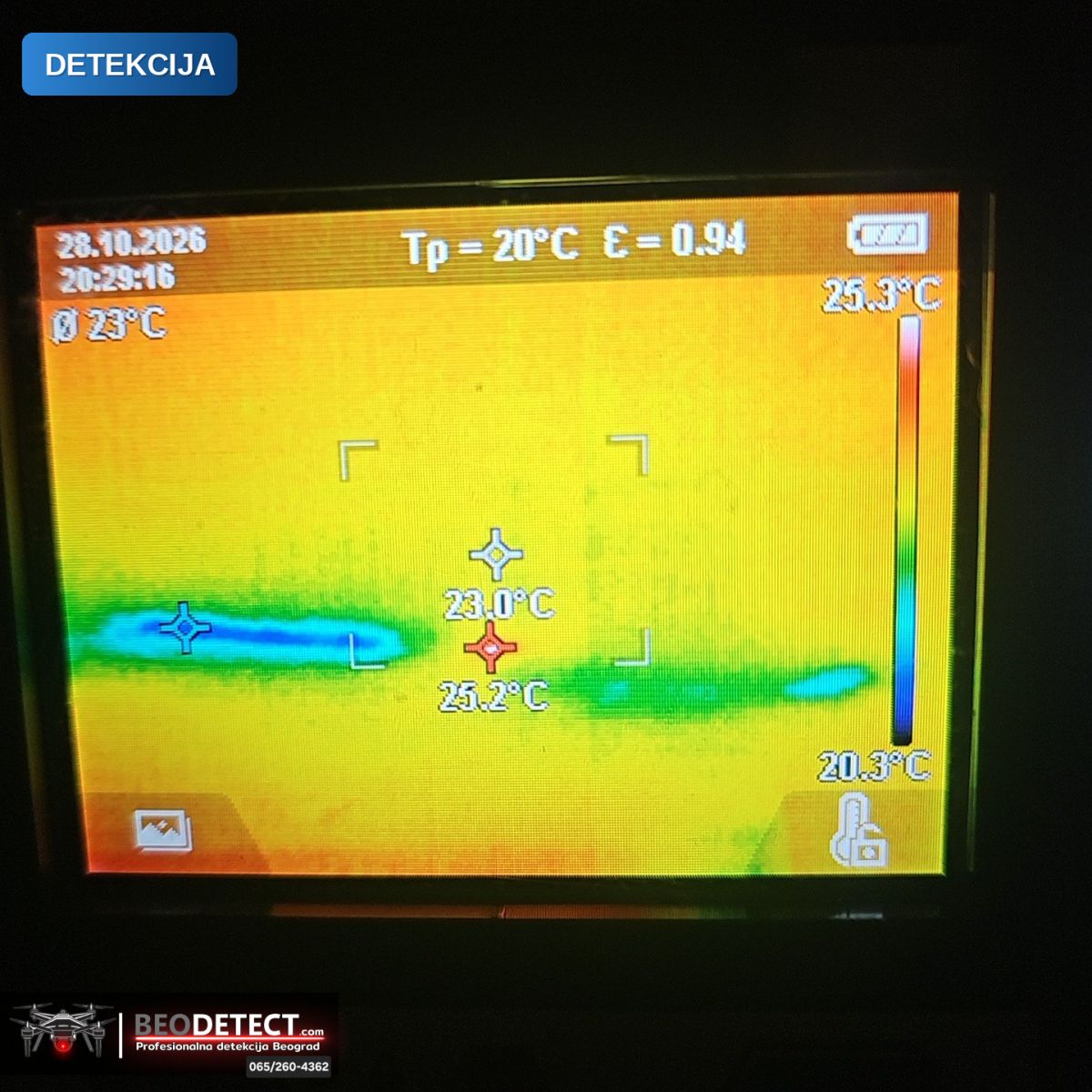 Vodoinstalateri Beograd Skojevsko naselje, Rakovica – Metoda Termovizija + Senzor + Endoskop | BeoDetect — Skojevsko naselje, Rakovica