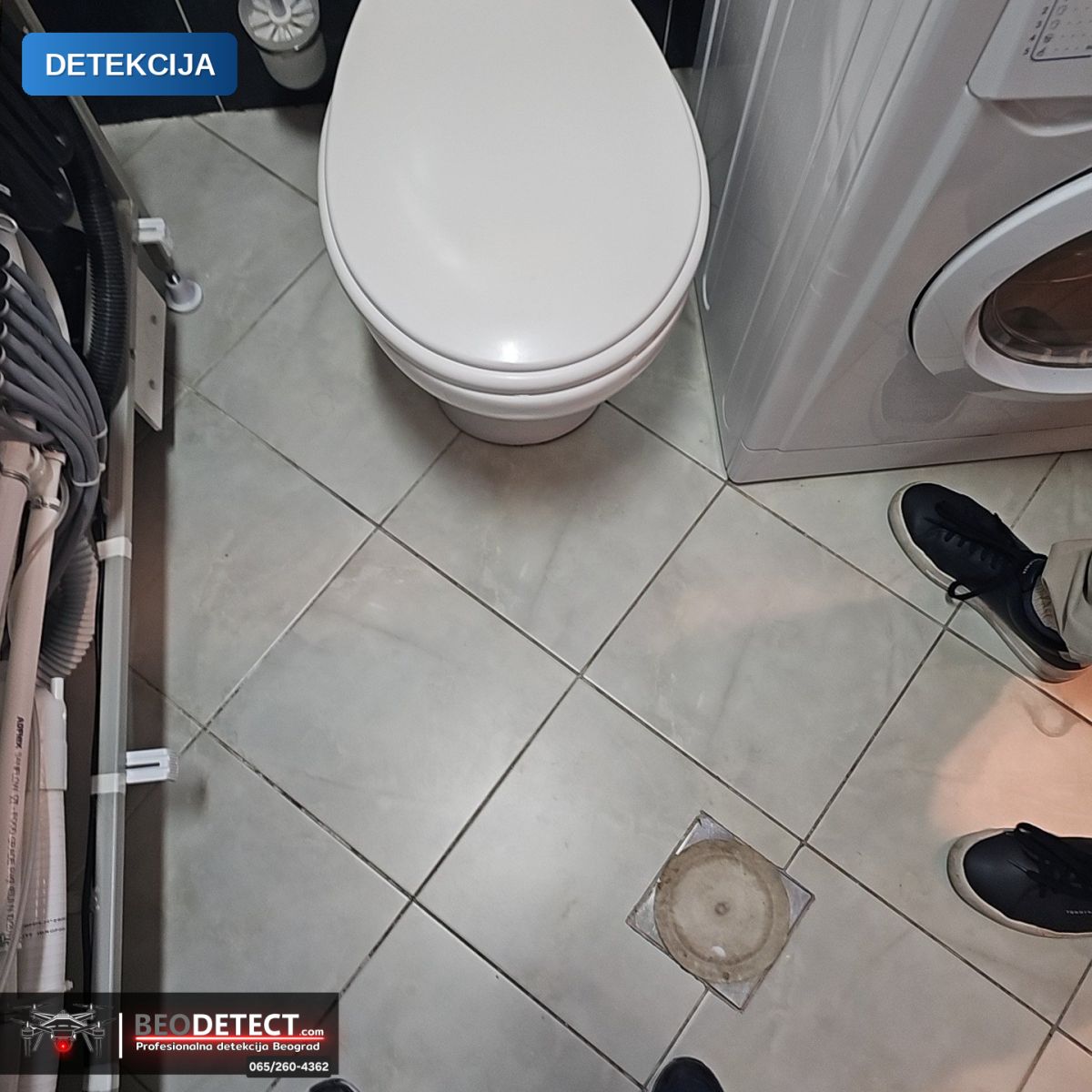 Zatečeno stanje – curenje vode u zidu (PALILULA, Palilula) | BeoDetect BeoDetect tim — PALILULA, Palilula