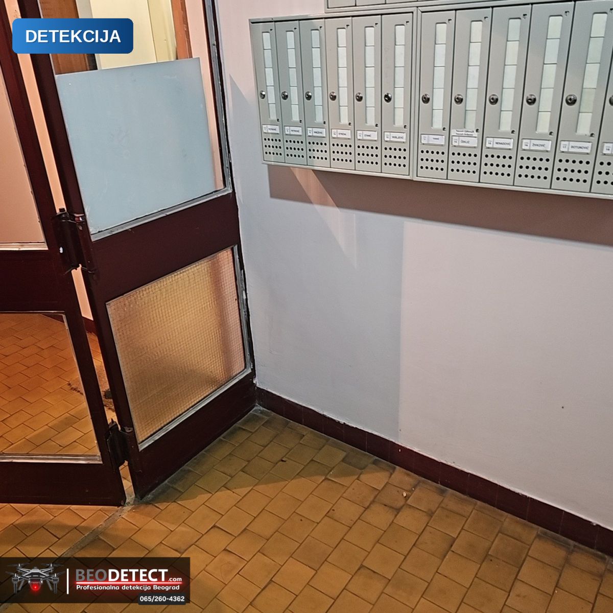 Zatečeno stanje – curenje vode u zidu (Rakovica) | BeoDetect otkrivanje uzroka — Rakovica, Beograd