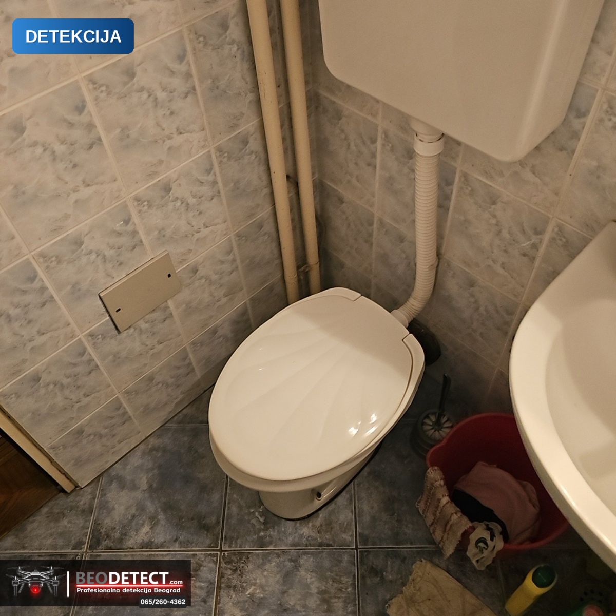 Zatečeno stanje – detekcija curenja vode (Rakovica) | BeoDetect home solutions BG — Rakovica, Beograd