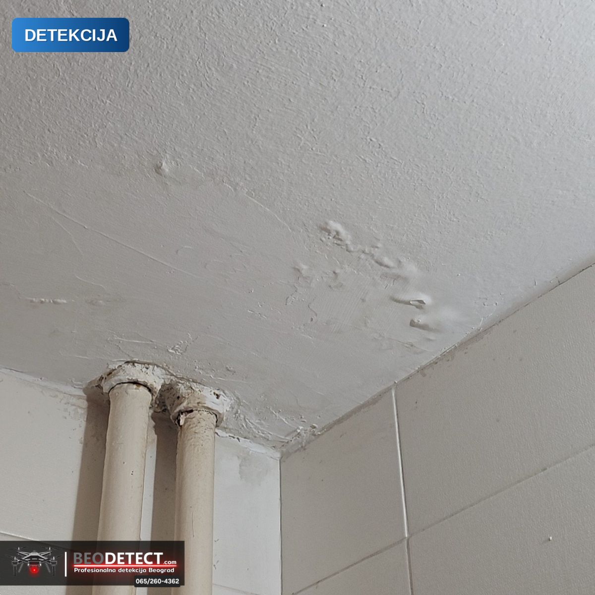 Zatečeno stanje – detekcija kvara na vodovodnoj instalaciji (Rakovica) | BeoDetect otkrivanje uzroka — Rakovica, Beograd